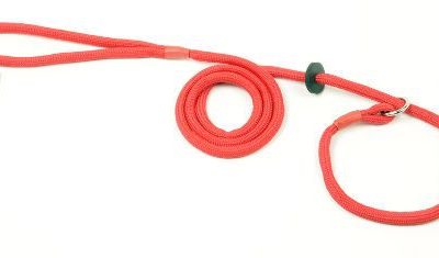 Slip lead braided rope with rubber stop (6mm x 1.5m)