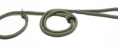 Slip lead braided rope with rubber stop (8mm x 1.5m)