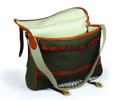 Canvas / Leather Game Bag Net Front Large