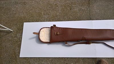 All Leather Shot Gunslip ( Flap – Buckle – Full Zip )
